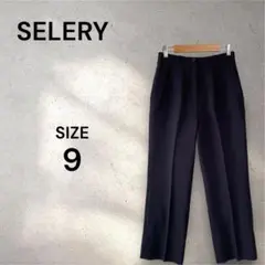 【セロリー】SELERYレディース パンツ スラックス 9濃紺 オフィス 事務服