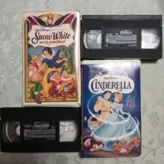 VHS英語版ウォルトディズニー名作SnowWhite&CINDERELLA