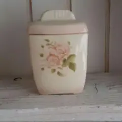 imane イマン マリアンヌ　陶器　キャニスター　薔薇　ローズ