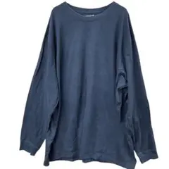カーハート　メンズTシャツ　ゆるだぼ　３XL　ネイビー　カジュアル【5061】