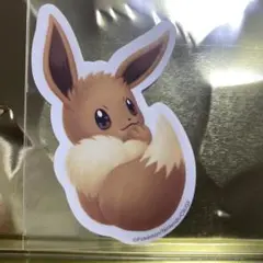 ポケモン　東京ばな奈　イーブイ　ステッカー