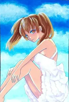 「カモンサマー」オリジナル手描きイラスト