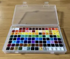 ホルベイン 透明水彩絵の具　全108色　小分けセットケース付き