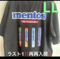 ⭐️売切御免⭐️ mentos メントス　プリントTシャツ 企業コラボ　L Lサイズ
