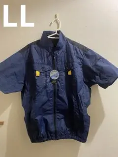 サイドファン付きナイロンジャケット LL ネイビーBigBorn