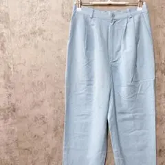 BRIGGS タックスラックス　テーパード　オフィスカジュアル　涼しげ　きれいめ