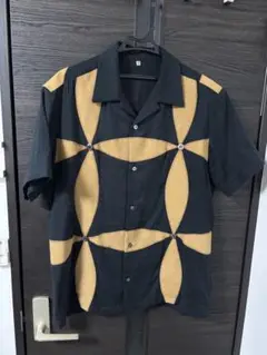 KHOKI 23SS BUTTON FLOWER SHIRTオープンカラーシャツ