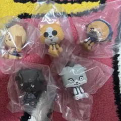 一番くじ NARUTO ～波の国編～ 忍犬ちょこのっこ 5個セット(パックン有)