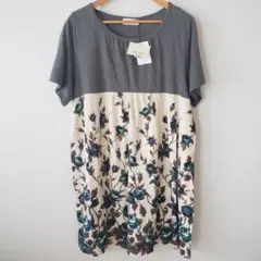 ♡新品タグ付 ♡ スーパーハッカ フィーユ 半袖 ワンピース