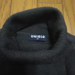 オールドUNIQLO タートルネックセーター M ダークグレー