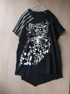 EIKO KONDO 　前後左右アシメトリデザイン　Tシャツ　カットソー