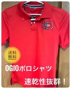 OGIO 速乾性ポロシャツ 赤!Lサイズ