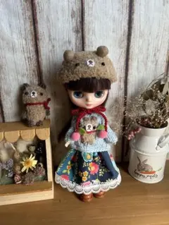 25272ミディブライス★ブルー北欧セット★くま太郎