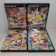 【PS2】ドラゴンボールZ　３・スパーキング！・メテオ・ネオ　4本セット