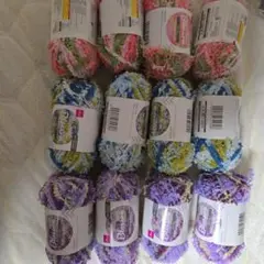 ポリエステル毛糸 100g 多色セット