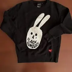値下げ！Beams トレーナー black humors 希少 古着 Sサイズ