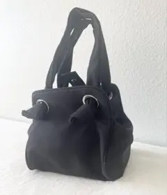 TOPSHOP ナイロン ブラック ハンドバッグ