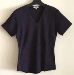 Tie Rack Vネック Tシャツ ネイビー