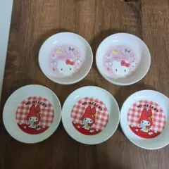ハローキティ・マイメロディ 皿 5枚セット
