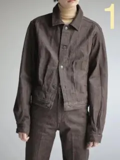 21AW AURALEE HARD TWIST DENIM BLOUSON 1