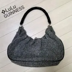 ◆お値下げ!!◆LULU GUINNESS レディース バック ツィード がま口