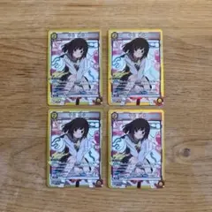 ユニオンアリーナ　物語シリーズ　仙石撫子　SR 4枚セット