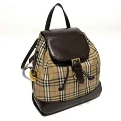 極美品 BURBERRY バーバリー リュック ノバチェック レディース