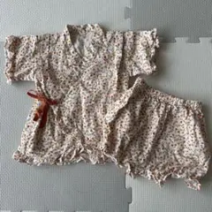 ベビー浴衣　甚平　90size 花柄