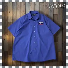 CINTAS シンタス 企業刺繍 半袖ワークシャツXL