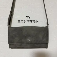 美品★Y's ヨウジヤマモト2WAYショルダーバッグ・財布 グレー
