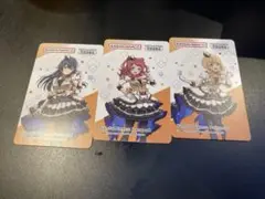 バナパスポートカード 学園アイドルマスター 花海咲季 月村手毬 藤田ことね