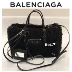 値下げ可❣️BALENCIAGA 2016 2way ムートン ペーパーバッグ