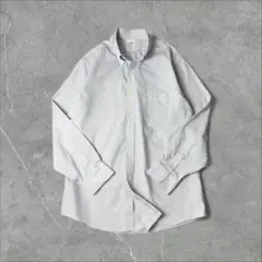 Brooks Brothers REGENT FIT 格子柄 BDシャツ 白 紺