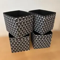 IKEA イケア DRONA ドローナ 猫柄 4個セット