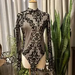 社交ダンス　トップス　レオタード