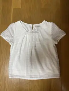 サマーセール　クリアインプレッション　半袖　シフォン　ブラウス