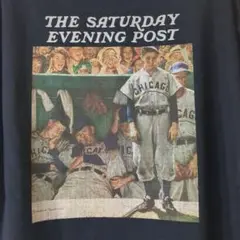 THE SATURDAY EVENING POST コラボ　　 プリントTシャツ