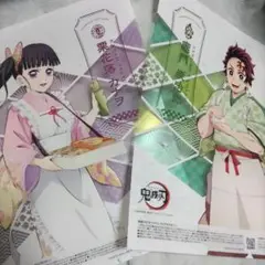 鬼滅の刃クリアポスター２枚