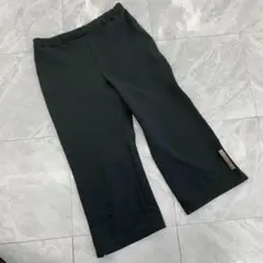 Danskin ブラック クロップドパンツ ストレッチ Mサイズ シンプル