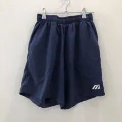 J486 MIZUNO ネイビー ショートパンツ メンズ L