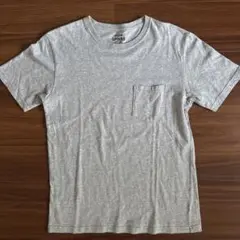 SPINNS グレー Tシャツ Mサイズ ポケット付き