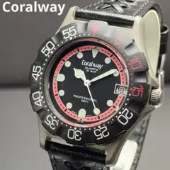 Coralway コーラルウェイ 日本製ムーブメント 電池交換済 腕時計
