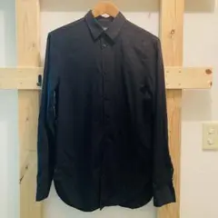 断捨離　早い者勝ち　H&M エイチアンドエム　ロングシャツ　ブラック　XS