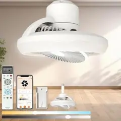 強力‼️ LEDシーリングファンライト サーキュレーター付き 8~12畳 遠隔操作