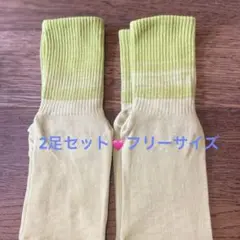ヨガソックス レディース 滑り留め付き 2足セット グラデーション