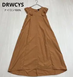 DRWCYS ドロシーズ ラッフル フリル Vネック ワンピース ナイロン