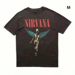 公式 NIRVANA ニルヴァーナ バンド 2025新作 半袖 Tシャツ M