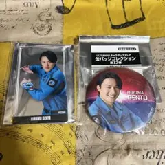 キャラポップ　ultraman ヒルマゲント　缶バッジ・アクリルシートスタンド