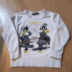 ポケモン トレーナー サイズ120 ホワイト　スウェット