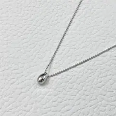 マリクレール 925 シルバー ネックレス ティアドロップ